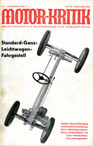 Det tyske blad Motor-Kritik, nr 1933/4